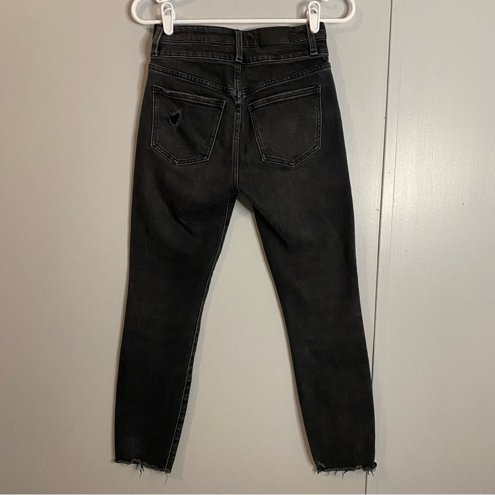 Pistola Black High Rise Distressed Denim Jeans Size 25 - Picture 2 of 7